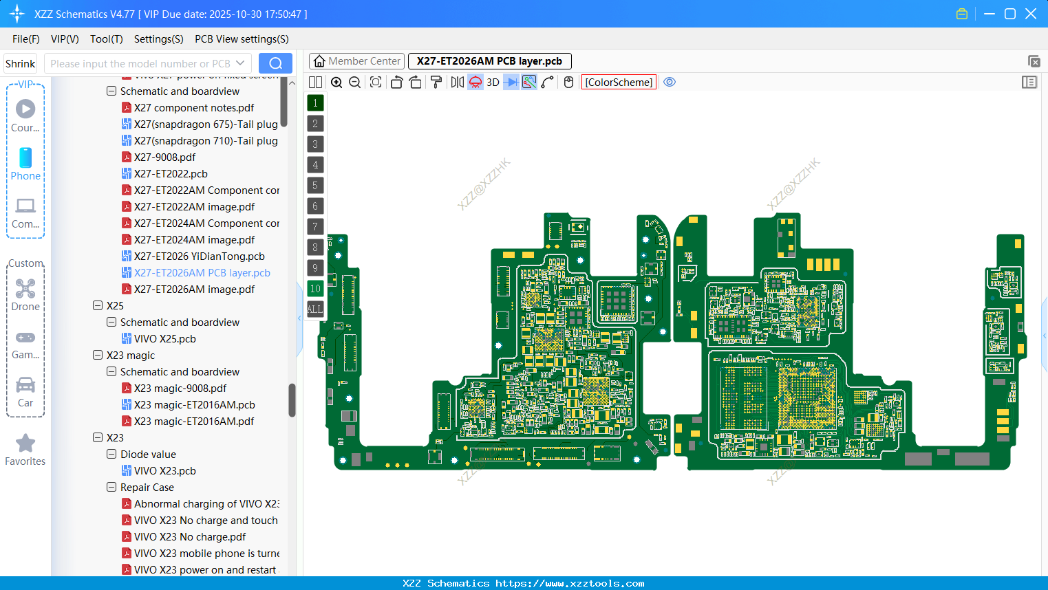 VIVO X27-ET2026AM PCB Layer